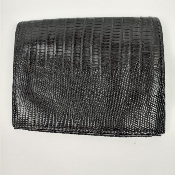 Prince Gardner Genuine LIzard Bifold Wallet - Picture 1 of 16